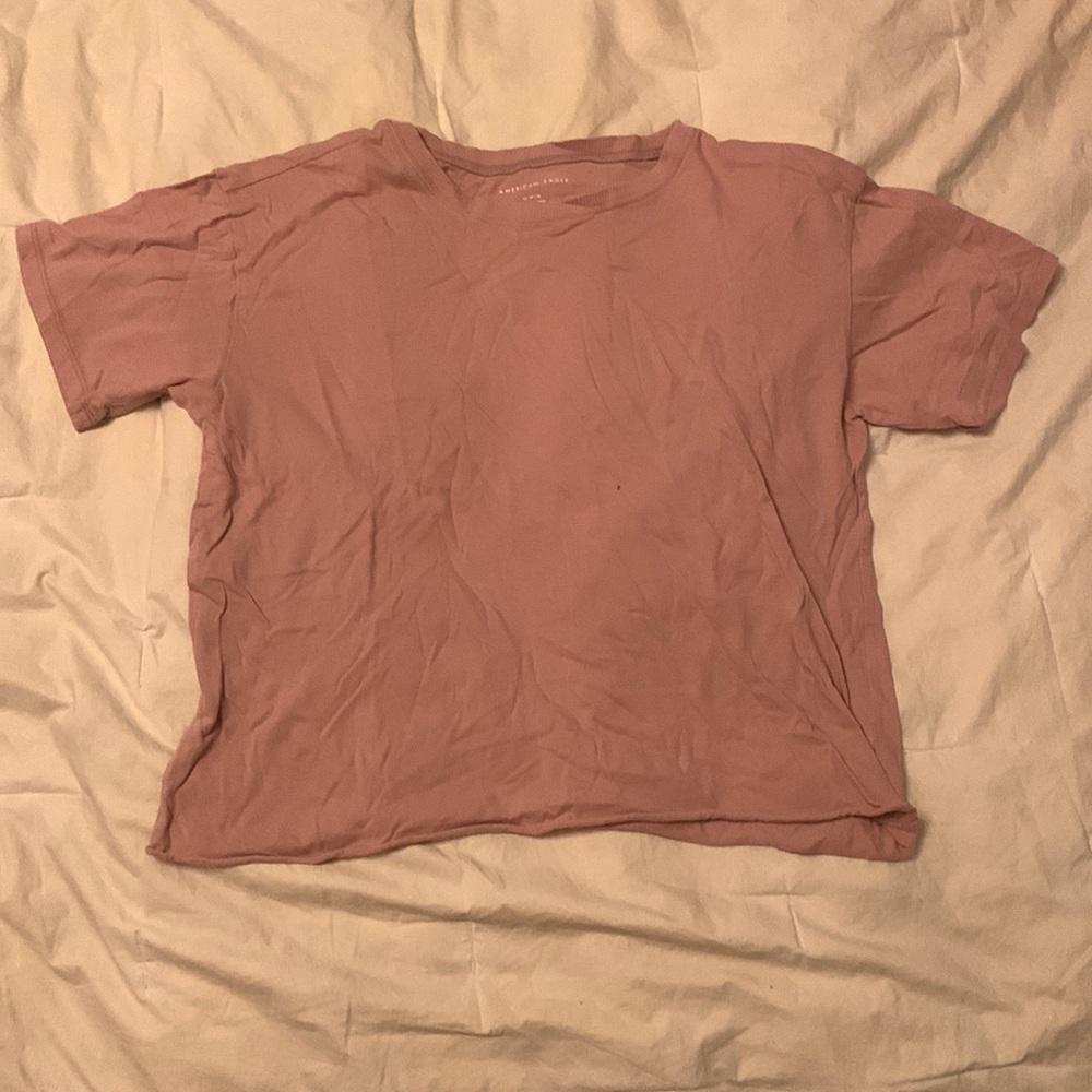 pink american eagle t shirt medium